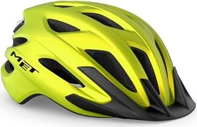 MET Crossover 2 Helm lime yellow metallic/matt