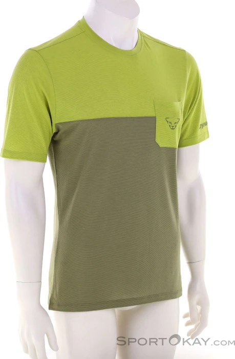Dynafit Transalper Pocket Funktionsshirt kurzarm golden lime (Herren)