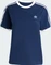 adidas 3-Streifen T-Shirt kurzarm night indigo/white (Damen) Vorschaubild