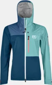 Ortovox 3L Ortler Funktionsjacke petrol blue (Damen)