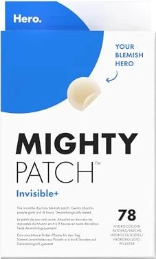 Hero Cosmetics Mighty Patch Invisible+ Anti-Pickel Patches, 78 Stück