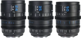 Sirui Vision Prime 1 24/35/50mm T1.4 Full-Frame Cine Set für E-, L-, RF- und Z-Mounts schwarz