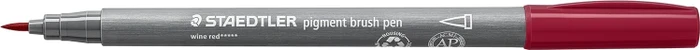 Staedtler pigment brush pen 371 weinrot, 10er-Pack