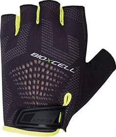 Chiba BioXCell Super Fly Fahrradhandschuhe schwarz/gelb