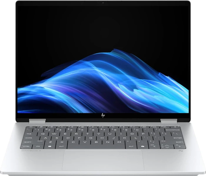 HP OmniBook X FlipNGAI 14-fm0253n, Glacier Silver, Core Ultra 5 226V, 16GB RAM, 512GB SSD, DE