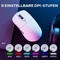 RK Royal Kludge M3 8K Wireless Gaming Mouse, Panda weiß/schwarz, USB/Bluetooth Vorschaubild