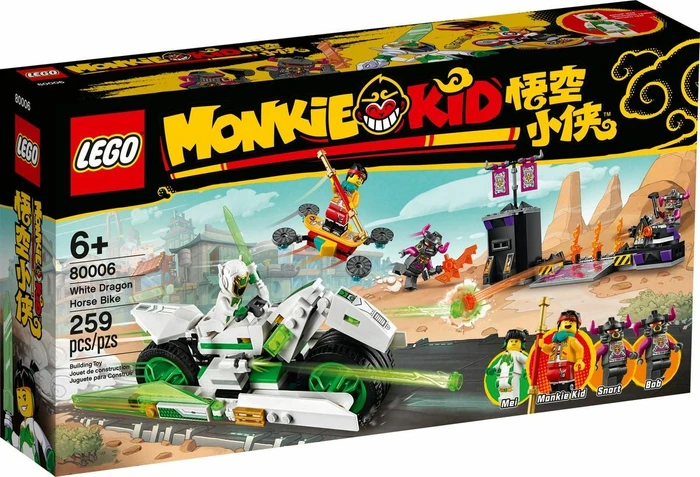 LEGO Monkie Kid - Bike des weißen Drachenpferds