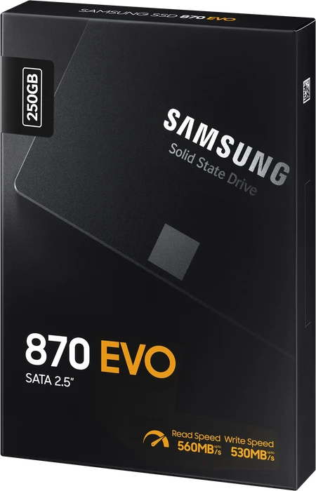 Samsung SSD 870 EVO 250GB, 2.5" / SATA 6Gb/s