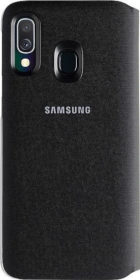 Samsung Wallet Cover für Galaxy A40 schwarz