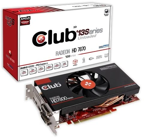 Club 3D Radeon HD 7870 GHz Edition, 2GB GDDR5, 2x DVI, HDMI, 2x mDP