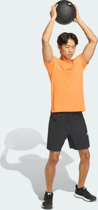adidas Designed For Training Workout Funktionsshirt kurzarm pure orange (Herren)
