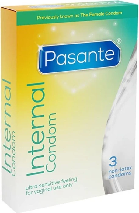 Pasante Femidom Female Condom, 3 Stück