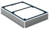Geberit Installationsrahmen für Setaplano Duschfläche bis 100cm, für vier Füße, 80x80cm