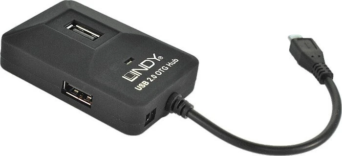 Lindy OTG USB 2.0 Hub, 4-port