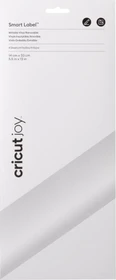 Cricut Joy Smart Writable Vinylfolie ablösbar weiß, 13.9x33cm, 4 Stück