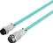 HP HyperX Coiled Cable USB-C auf USB-A, Tastaturkabel (Spiral-Textilkabel), 1.22m, grün/weiß Vorschaubild