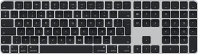 Apple Magic Keyboard mit Touch ID und Ziffernblock für Mac mit Apple Chip (USB-C), schwarz/silber, USB/Bluetooth, DK (MXK83DK/A)