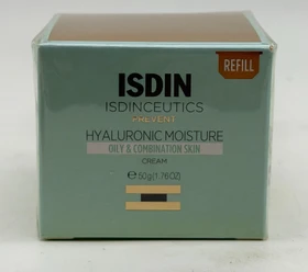 Isdin Isdinceutics Hyaluronic Moisture für fettige Haut und Mischhaut Creme Refill, 50g