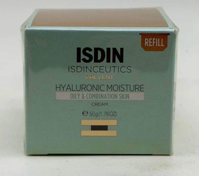 Isdin Isdinceutics Hyaluronic Moisture für fettige Haut und Mischhaut Creme Refill, 50g