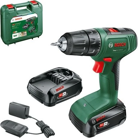 Bosch DIY EasyDrill 18V-40 Akku-Bohrschrauber inkl. Koffer + 2 Akkus 1.5Ah