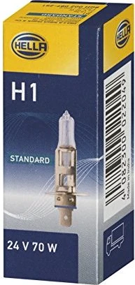 Hella Standard Halogen 24V H1 70W, 1er-Pack