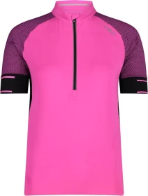 CMP Rad Half Zip Trikot kurzarm purple fluo (Damen)