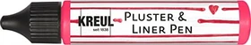 Kreul Pluster & Liner Pen Effektfarbe, neon pink, 29ml