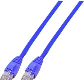 EFB Elektronik CCA Patchkabel, Cat6, U/UTP, RJ-45/RJ-45, 3m, blau