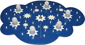 Elobra Sternenwolke Kinderleuchte 80x60 dunkelblau