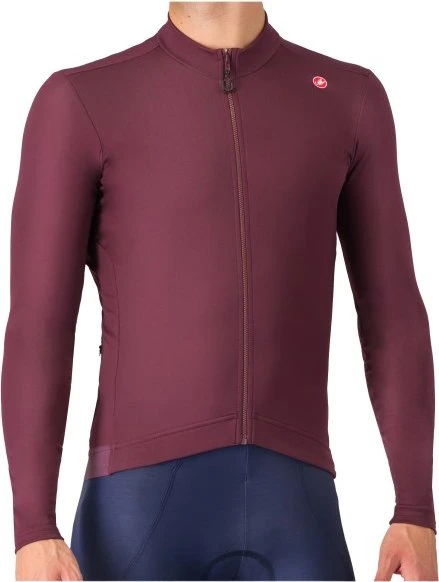 Castelli Espresso Thermal Trikot langarm deep bordeaux (Herren)