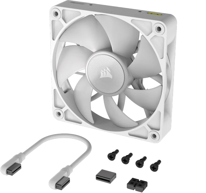 Corsair iCUE LINK RX120 RGB Expansion Kit, weiß, 120mm