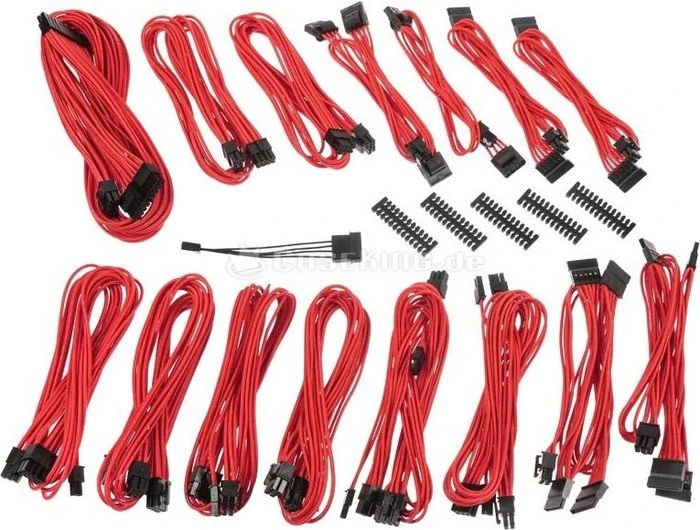 BitFenix Alchemy 2.0 EVG-Series Kabel Kit für Netzteile, rot