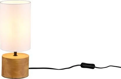Trio Woody Tischleuchte E14 holz/weiß