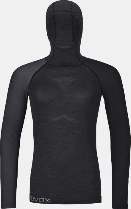 Ortovox 120 Comp Light Hoody Funktionsshirt langarm black raven (Damen)