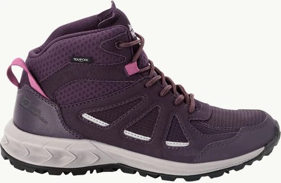 Jack Wolfskin Woodland 2 Texapore Mid purple/phantom (Damen)