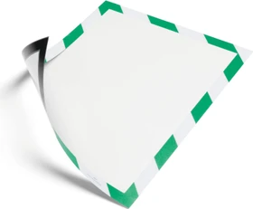 Durable Duraframe Magnetic Security Schutzrahmen, A4, grün/weiß, 5 Stück