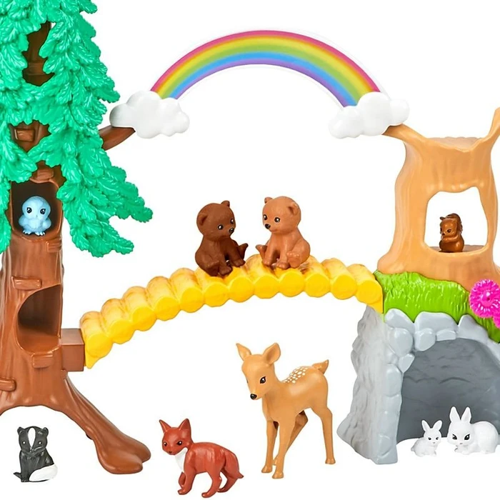 Mattel Barbie - Waldtier-Forscherin Spielset mit blonder Puppe