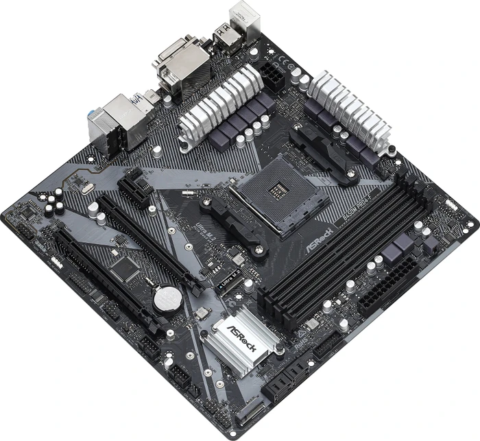 ASRock B450M Pro4-F R2.0 (AMD AM4)
