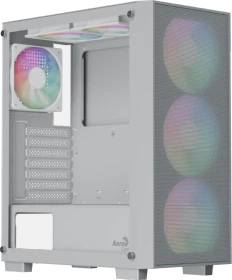 AeroCool B509A Flow White, Glasfenster