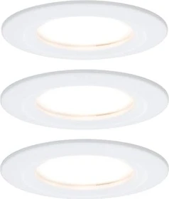 Paulmann LED Coin Slim rund 6.8W Einbauleuchte weiß, 3 Stück