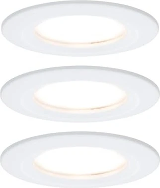 Paulmann LED Coin Slim rund 6.8W Einbauleuchte weiß, 3 Stück