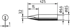 Ersa Dauerlötspitze, meißelförmig, 3.2mm