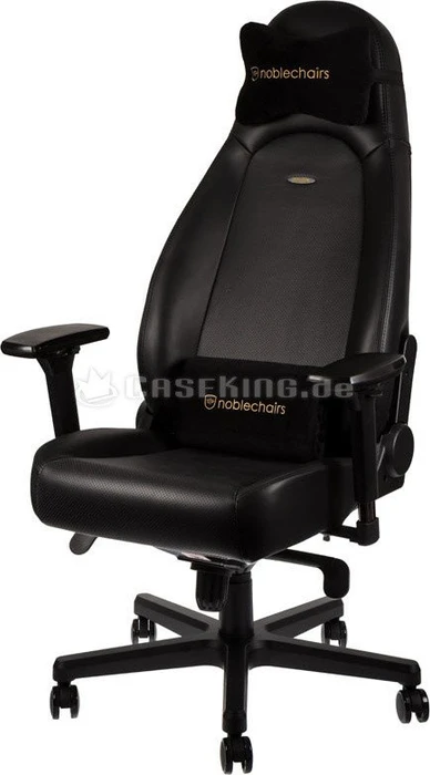 noblechairs Icon Nappa Gamingstuhl, schwarz