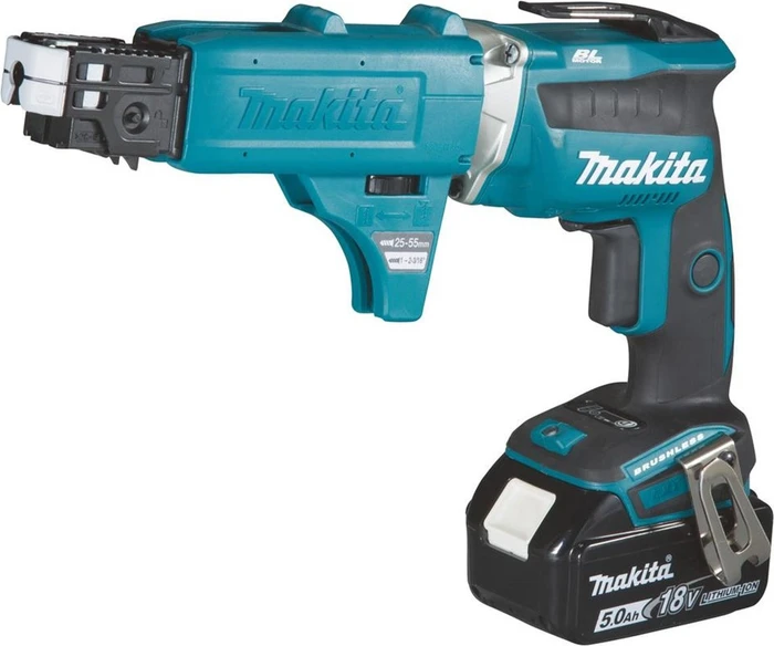 Makita DFS452TJX2 Akku-Trockenbauschrauber inkl. MAKPAC + 2 Akkus 5.0Ah