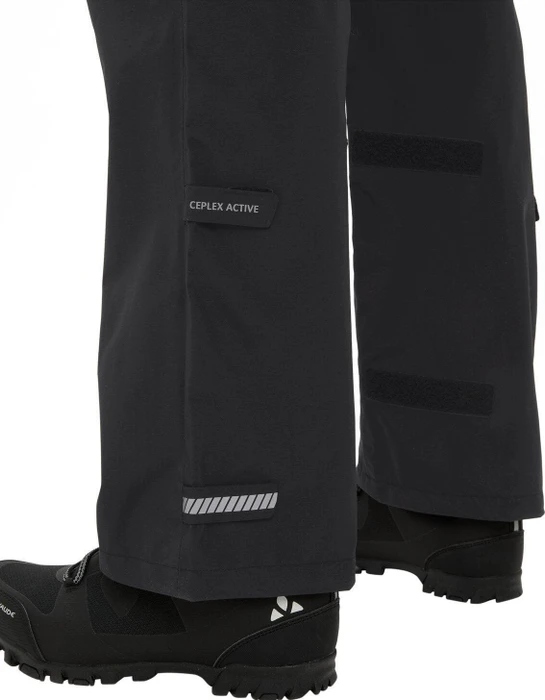 Vaude Yaras Rain IV Fahrradhose lang schwarz (Herren)