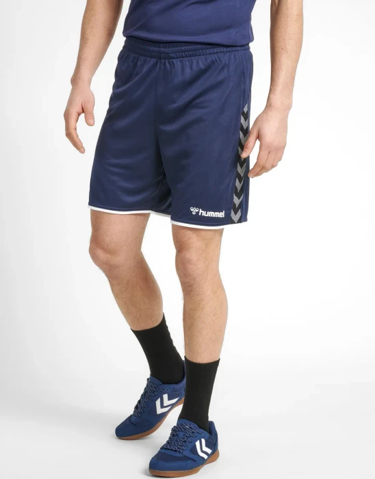 hummel Authentic Poly Short Hose kurz blau (Herren)