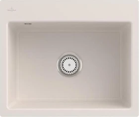 Villeroy & Boch Subway 60 S flat flächenbündig Becken mittig crema