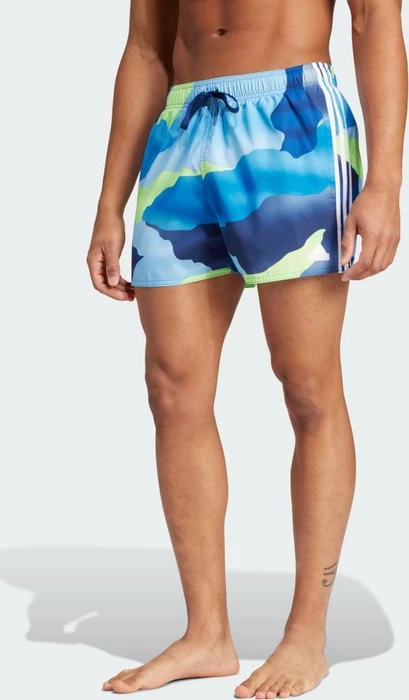 adidas City Escape Camo 3-Streifen Cix Badeshorts dark blue/white (Herren)