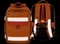 Dicota Hi-Vis 32-38 Liter, Notebook Rucksack, orange Vorschaubild