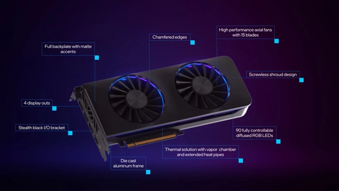 Intel Arc A770 Limited Edition, 16GB GDDR6, HDMI, 3x DP